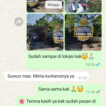Pengiriman Papan Bunga Duka Ratu Jaya Cipayung