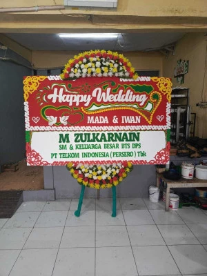 Papan Bunga di Ratu Jaya Cipayung