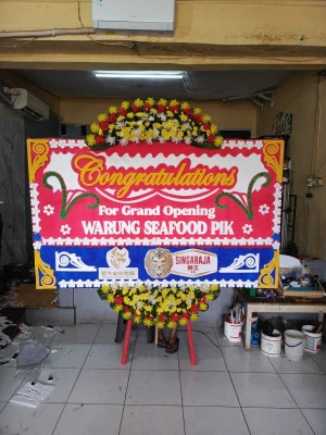 Papan Bunga di Ratu Jaya Cipayung